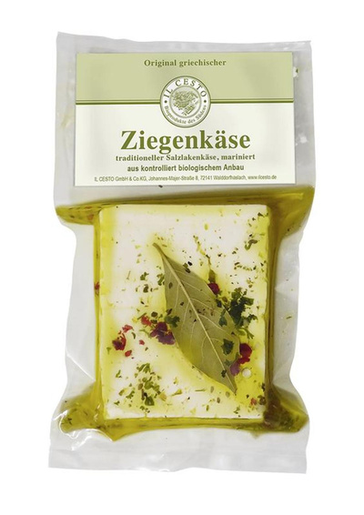 Produktfoto zu Griechischer Ziegenkäse mariniert - sehr mild!
