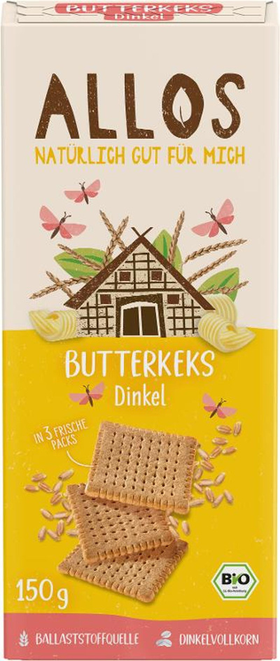 Produktfoto zu Dinkel Butterkeks
