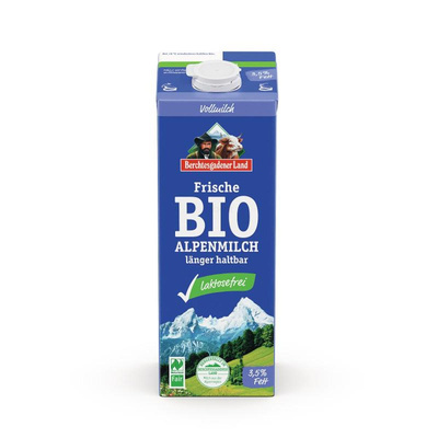 Produktfoto zu Frische Alpenmilch laktosefrei - länger haltbar!