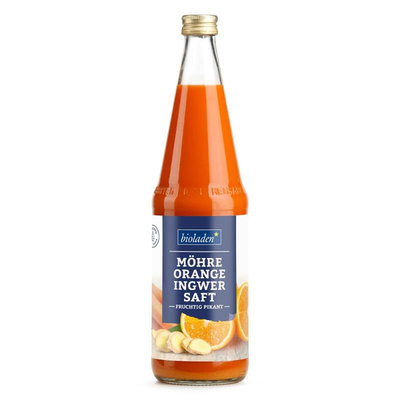 Produktfoto zu Möhre Orange Ingwer Saft Flasche