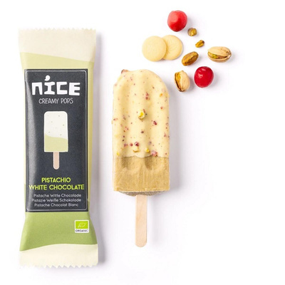 Produktfoto zu Stieleis Pistazie weiße Schokolade