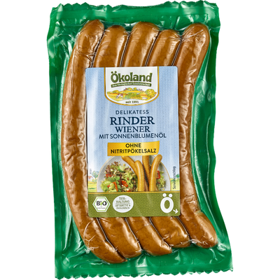 Produktfoto zu Delikatess Rinderwiener 5 Stck