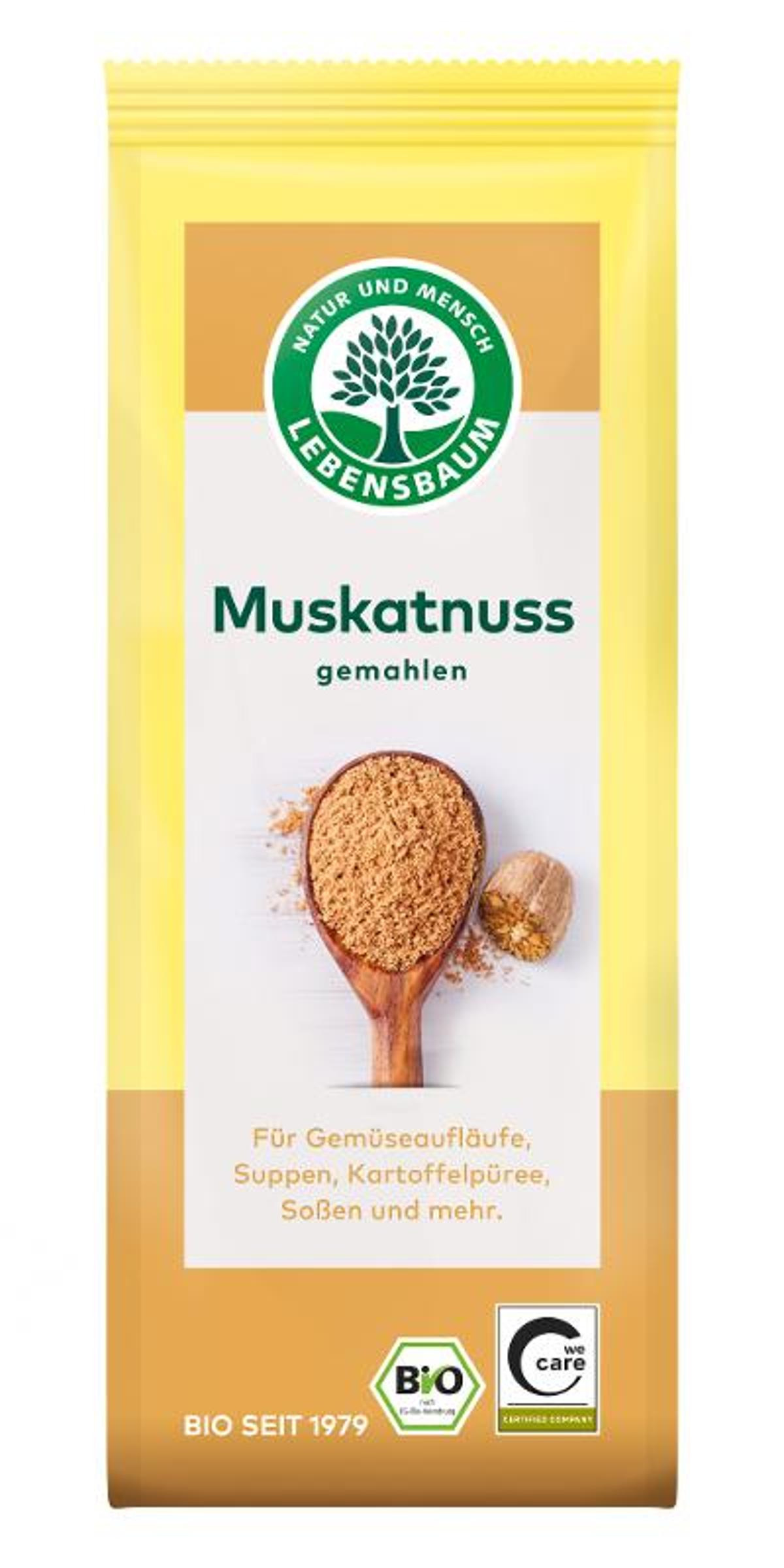Muskatnuss gemahlen
