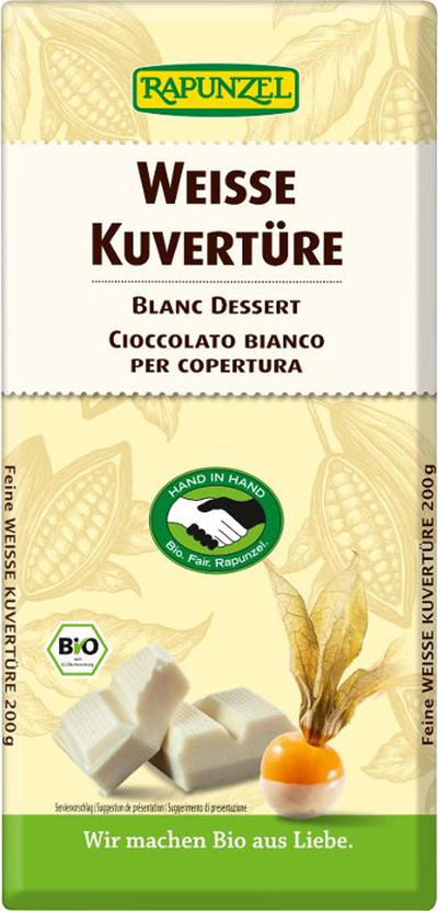 Produktfoto zu NEU: Kuvertüre Weiss
