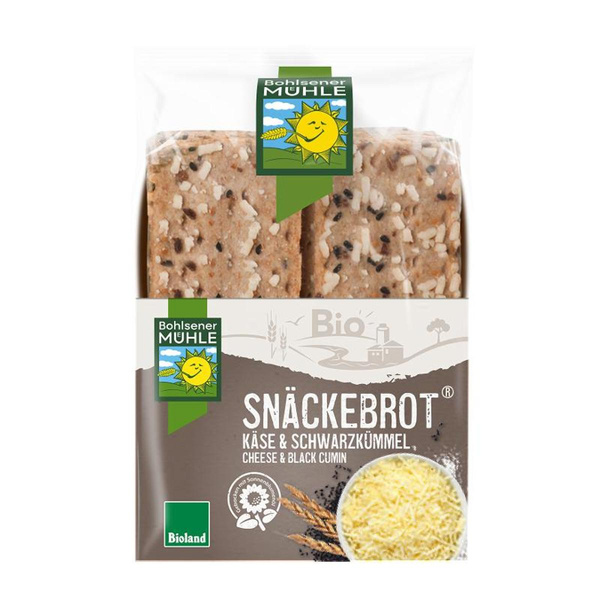 Produktfoto zu Snäckebrot Käse Schwarzkümmel