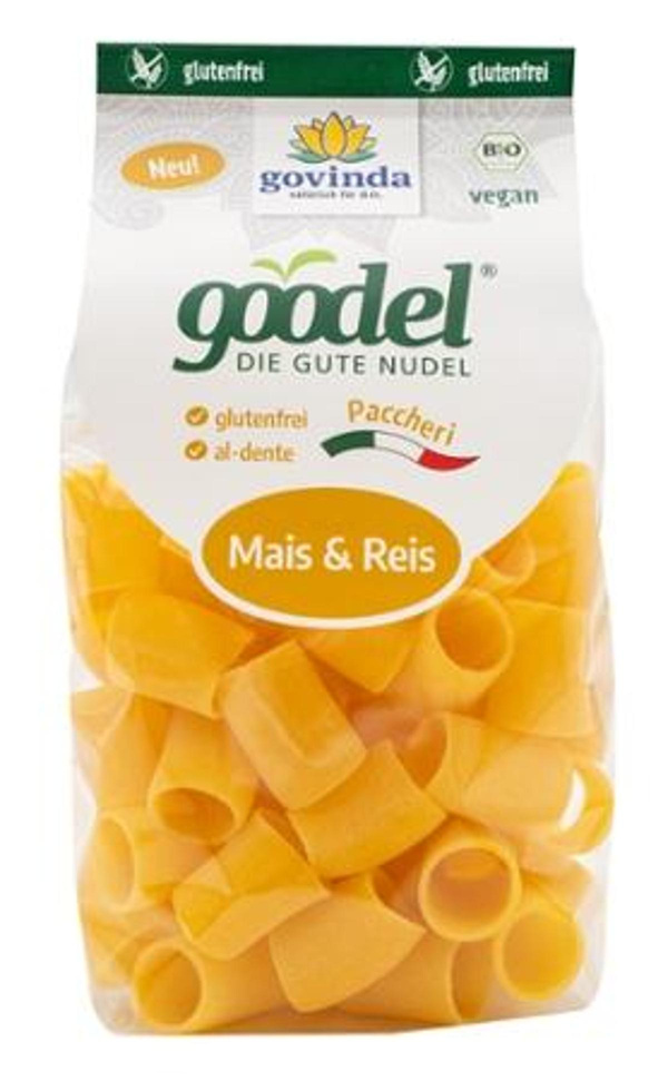 Produktfoto zu Goodel Paccheri Mais & Reis - "Die Gute Nudel"