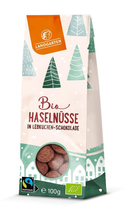 Produktfoto zu NEU: Haselnüsse in Lebkuchen Schokolade