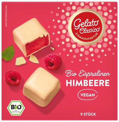 Produktfoto zu Eispralinen Himbeer