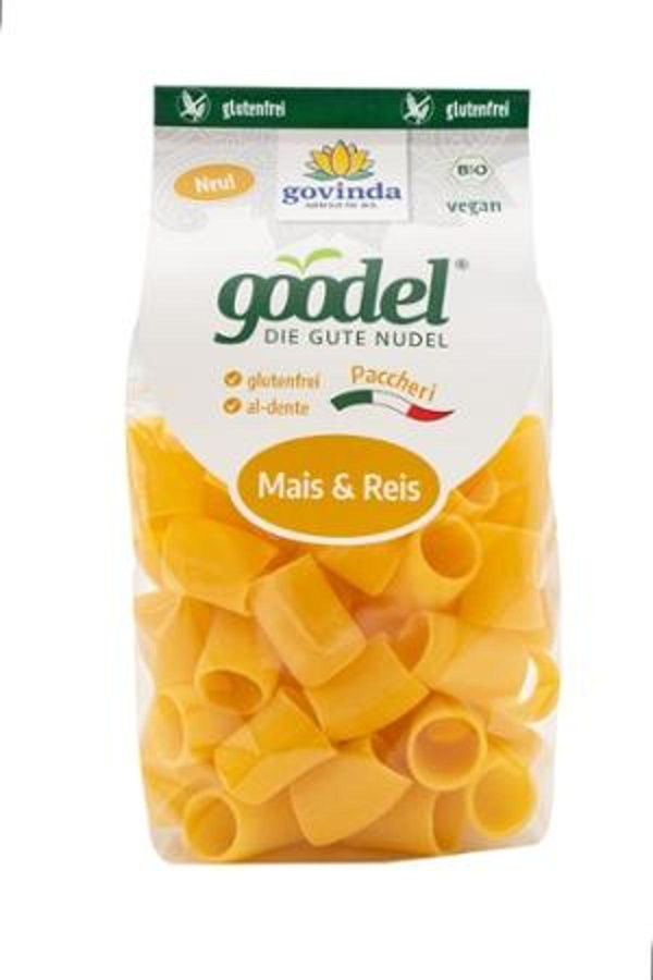 Produktfoto zu Goodel Paccheri Mais & Reis - "Die Gute Nudel"