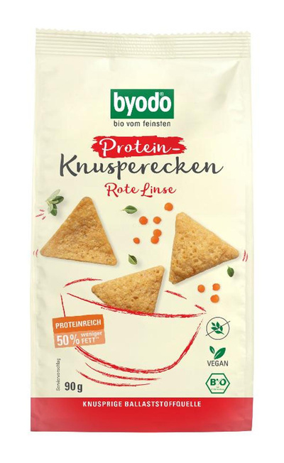 Produktfoto zu Knusperecken Rote Linse Protein