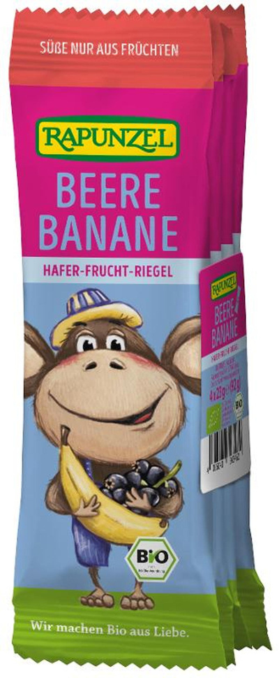 Produktfoto zu Hafer Fruchtriegel Beere Banane