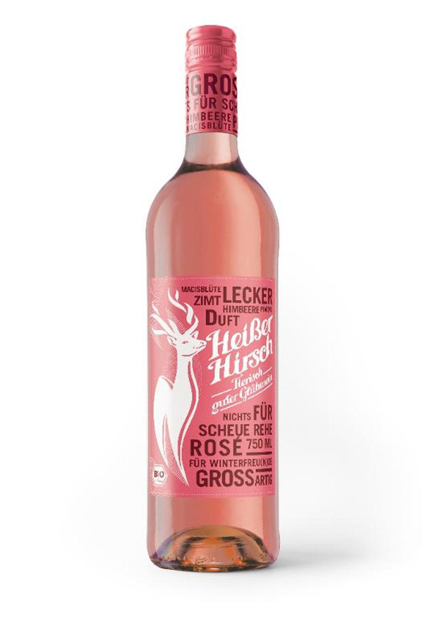 Produktfoto zu Heißer Hirsch ROSÉ g. Karton