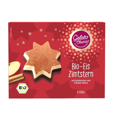 Produktfoto zu Eissterne Zimt Apfel TK -  für einen festlichen Abschluß Ihres Weihnachtsmenüs!