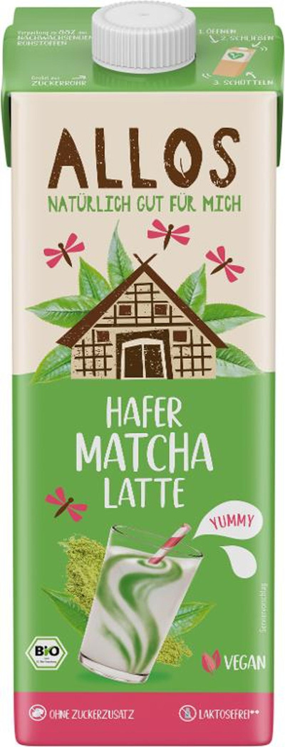Produktfoto zu NEU: Hafer Matcha Latte Drink - Einführungspreis!  statt 3,39 €
