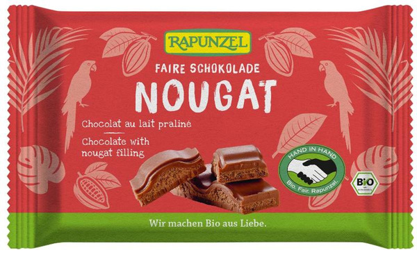 Produktfoto zu Nougat Schokolade