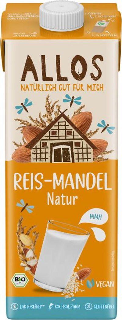 Produktfoto zu Reis Mandel Drink Naturell