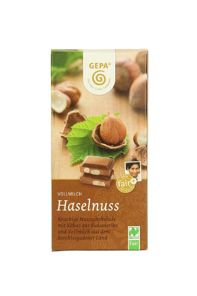 Produktfoto zu Haselnuss Vollmilch Schokolade