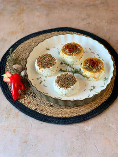 Produktfoto zu Blumenthaler Ziegenfrischkäse Paprika & Pfeffer