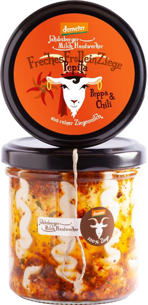 Produktfoto zu Freches Frollein Pepita - Ziegefrischkäse Chili & Paprika
