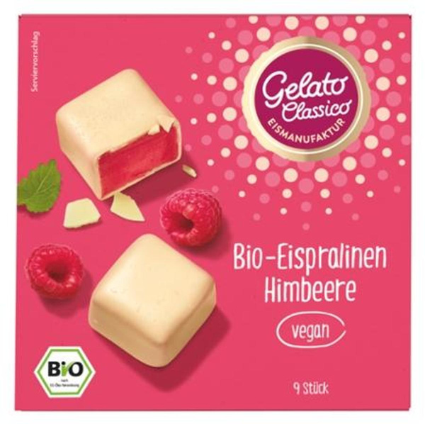 Produktfoto zu Eispralinen Himbeer