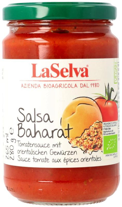 Produktfoto zu Salsa Baharat - Tomatensauce mit orientalischen Gewürzen