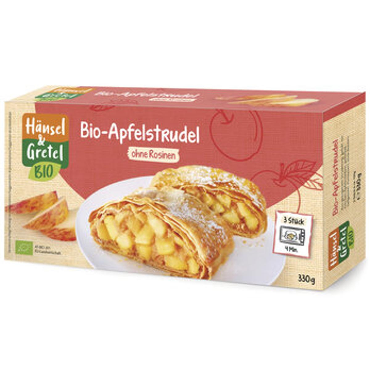 Apfelstrudel - lecker mit Vanilleeis!