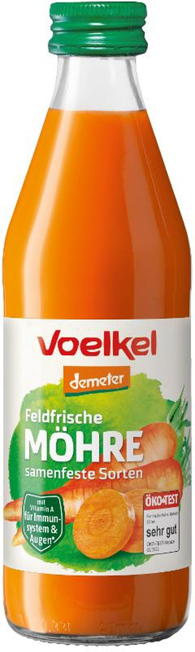 Produktfoto zu Möhrensaft feldfrisch klein ganzer Kasten