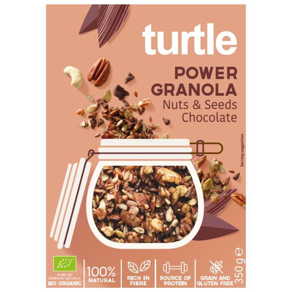 Produktfoto zu NEU: Power Granola Nuts & Seeds Chocolate