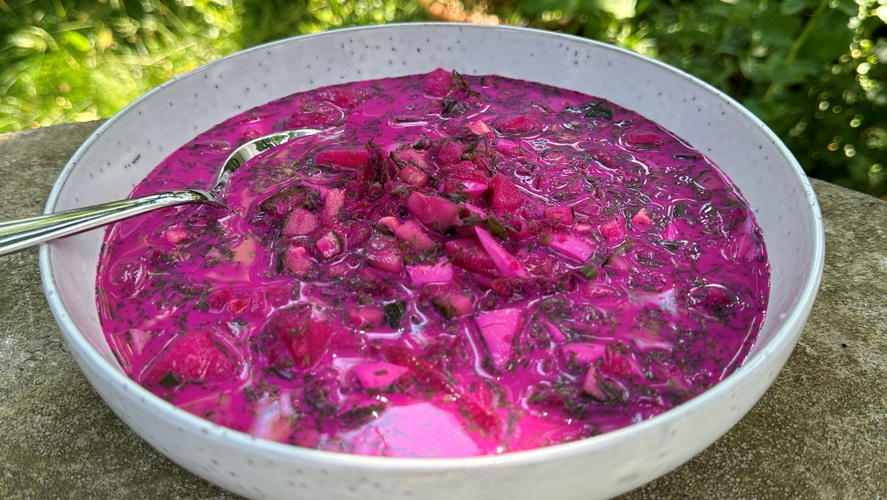 Rezeptbild für Gekühlter Borsch - Russische Sommersuppe