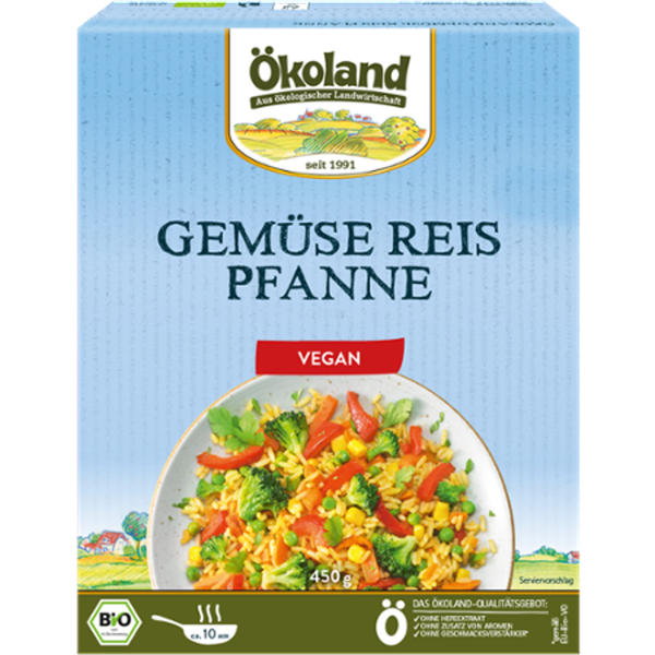 Produktfoto zu Gemüse Reis Pfanne