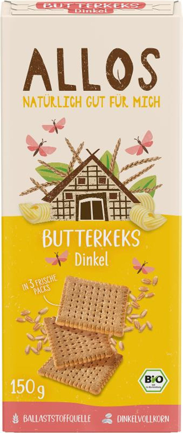 Produktfoto zu Dinkel Butterkeks