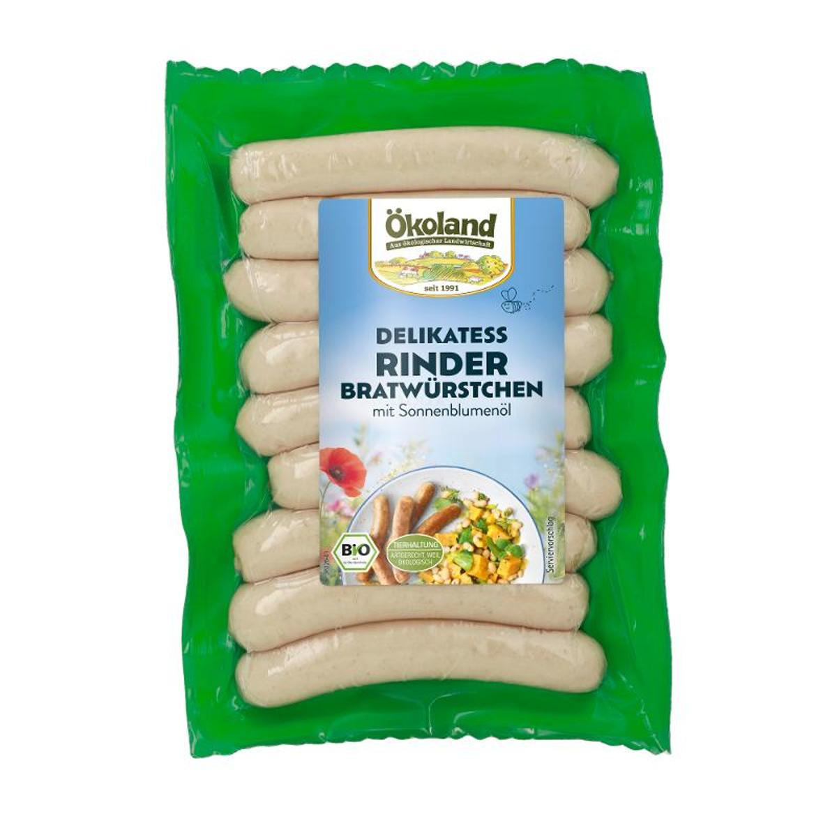 Delikatess Rinderbratwürstchen 9 Stck.