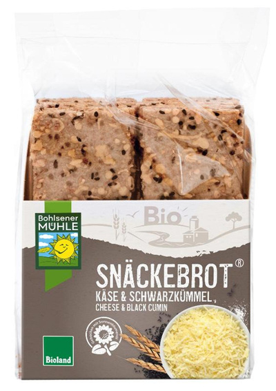 Produktfoto zu Snäckebrot Käse Schwarzkümmel