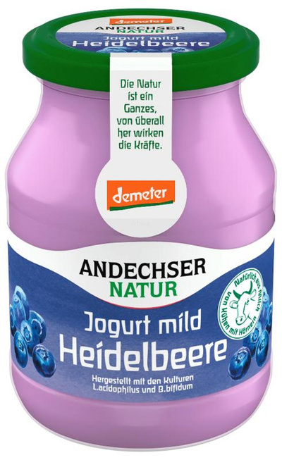 Produktfoto zu Joghurt mild Heidelbeere