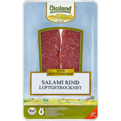Produktfoto zu Salami Rind in Scheiben