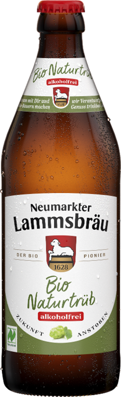 Produktfoto zu NEU: Lammsbräu Naturtrüb alkoholfrei - isotonischer Durstlöscher!