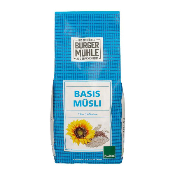 Produktfoto zu Basismüsli Burgermühle