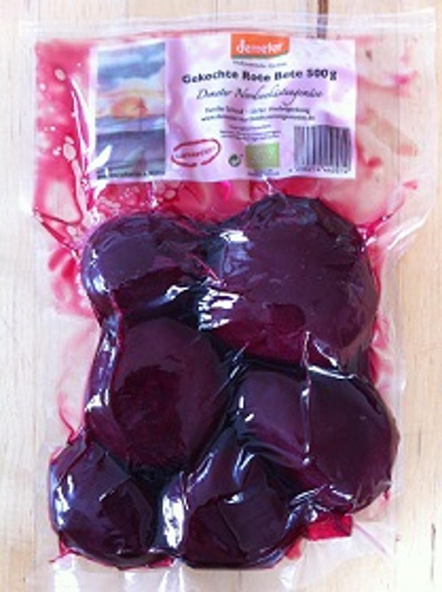 Produktfoto zu Rote Bete vak. 500 g