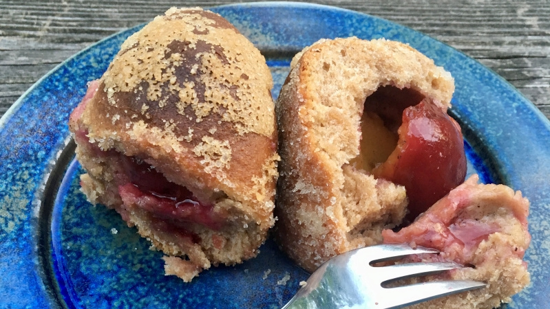 Rezeptbild für Vollkorn-Zwetschgen-Rohrnudeln