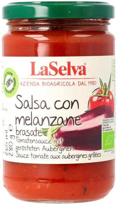 Produktfoto zu Salsa con Melanzane - Tomatensauce mit gerösteten Auberginen