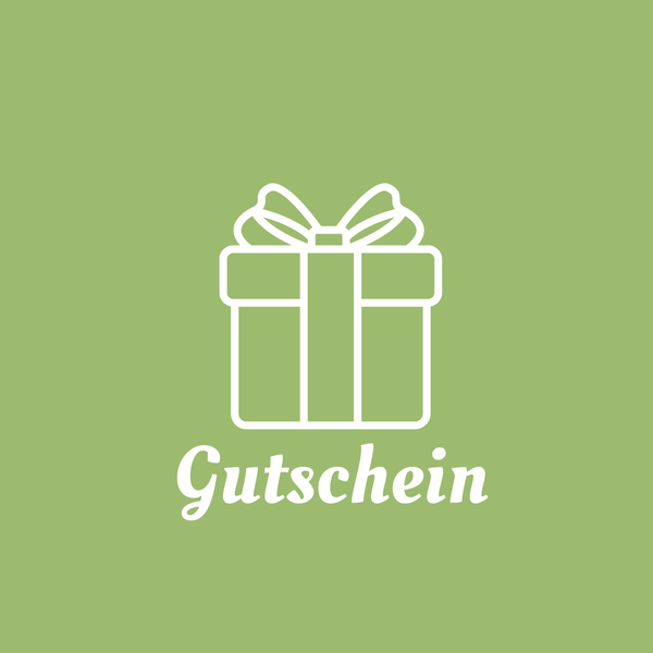 KI generiert: Ein Geschenkbild mit grünem Hintergrund und dem Text "Gutschein".