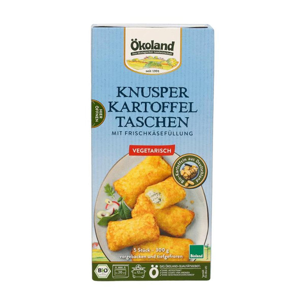 Produktfoto zu Knusper Kartoffeltaschen TK - werden auch auf dem Grill prima knusprig und zerlaufen nicht!