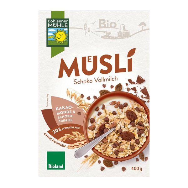 Produktfoto zu Müsli Schoko Vollmilch