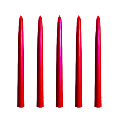 Produktfoto zu Leuchterkerzen (6 St.) rot