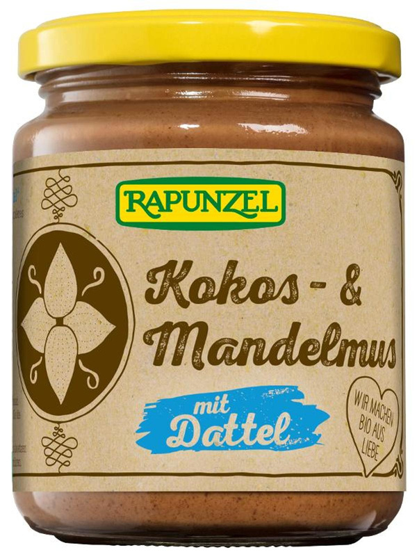Produktfoto zu Kokos- & Mandelmus mit Dattel - 'Bestes Bio' 2020