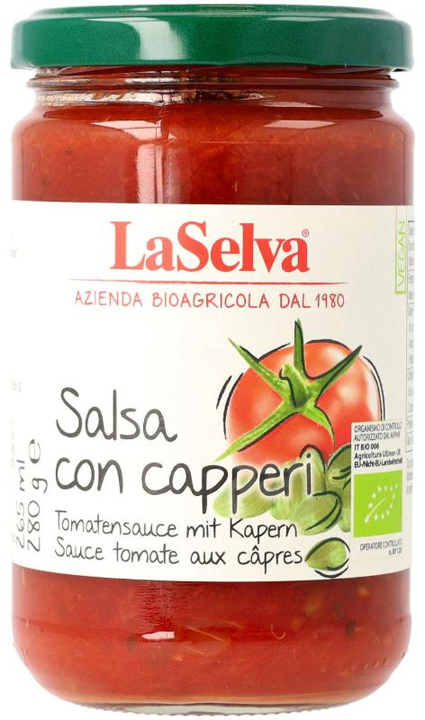 Produktfoto zu Salsa con Capperi - Tomatensauce mit Kapern