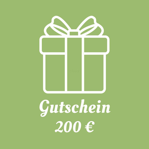 Produktfoto zu Gutschein 200 €