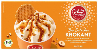 Produktfoto zu Krokant Haselnuss Eis