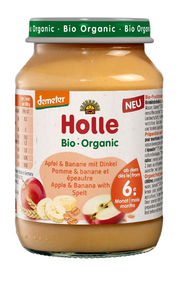 Produktfoto zu Apfel Banane mit Dinkel (ganzer Karton)