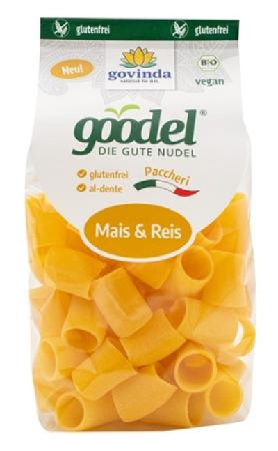 Produktfoto zu Goodel Paccheri Mais & Reis - "Die Gute Nudel"